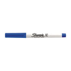 Sharpie Ultra Fine Point Permanent Markers, Blue, 12-Pack 