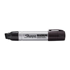 Black Magnum Permanent Markers - Box of 12 Chisel Tip 