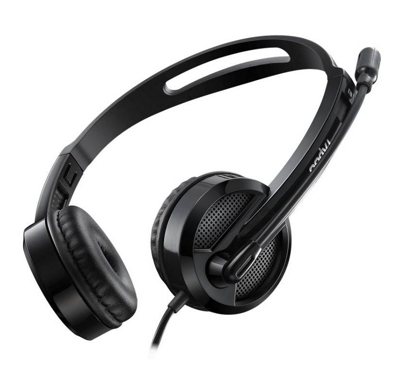 RAPOO H100 Wired Stereo Headset | Mic, Volume Control, 3.5mm Jack Rapoo