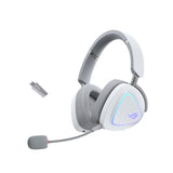 ASUS ROG Delta II Gaming Headset - WH, Tri-Mode (2.4GHz/BT/3.5mm), 50mm Titanium Drivers, 24-bit/96k - ROG DELTA II WHITE