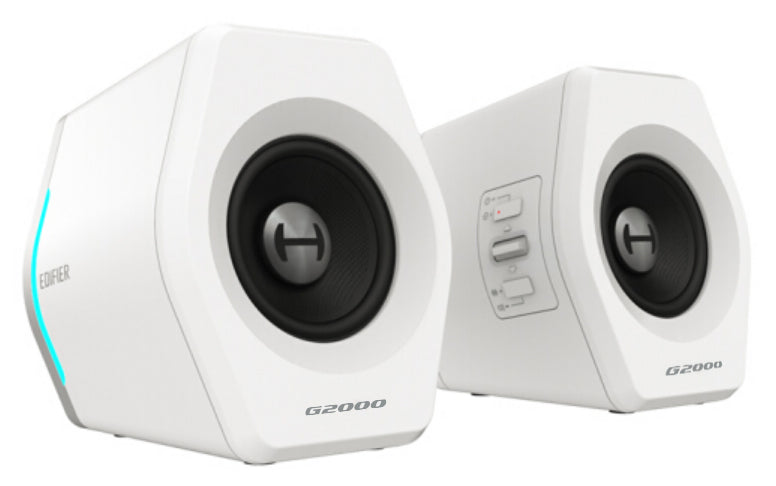 Edifier G2000 Gaming Speakers | Bluetooth USB RGB | White PC Audio EDIFIER