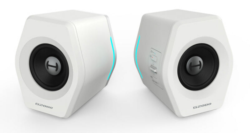 Edifier G2000 Gaming Speakers | Bluetooth USB RGB | White PC Audio EDIFIER