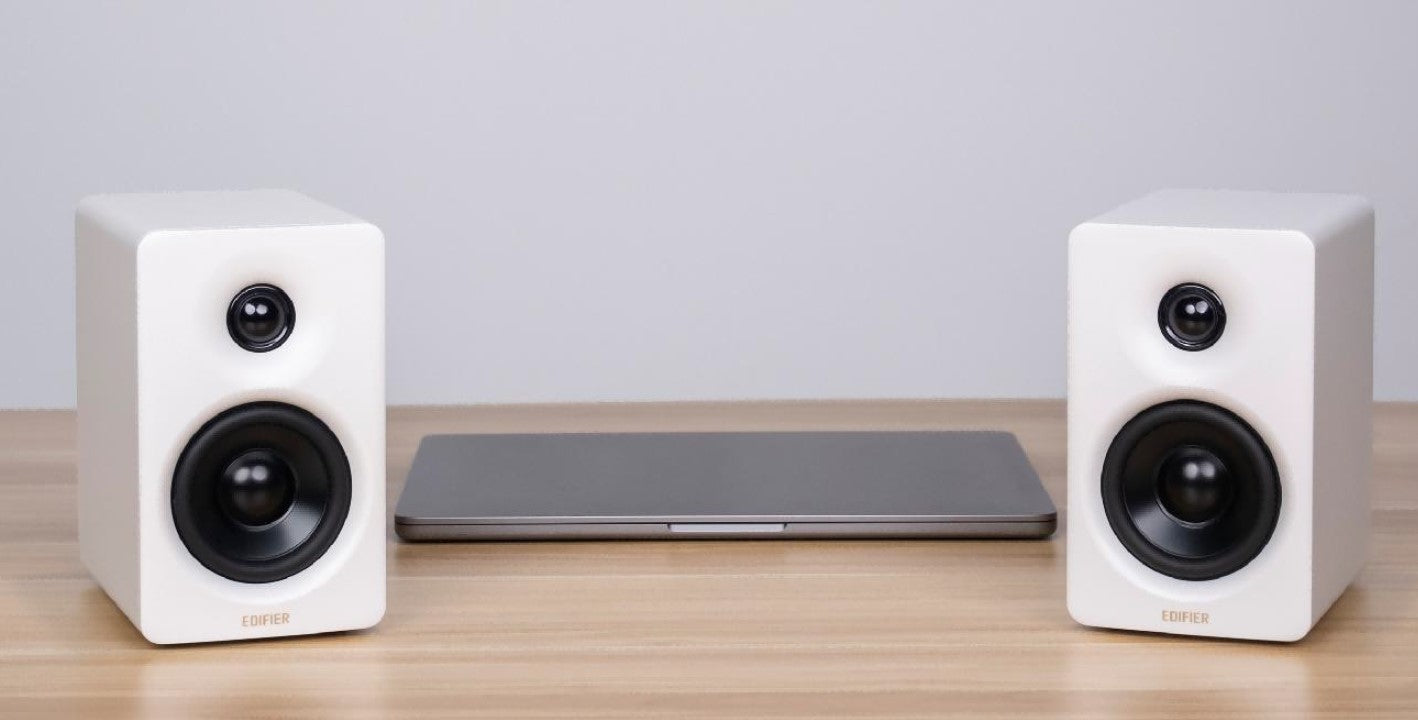 Edifier M60-WHITE Hi-Res Bluetooth Speakers - Crisp Sound, Compact Design EDIFIER
