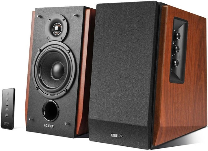 Edifier R1700BT Bluetooth Bookshelf Speakers - Brown Wood Finish EDIFIER