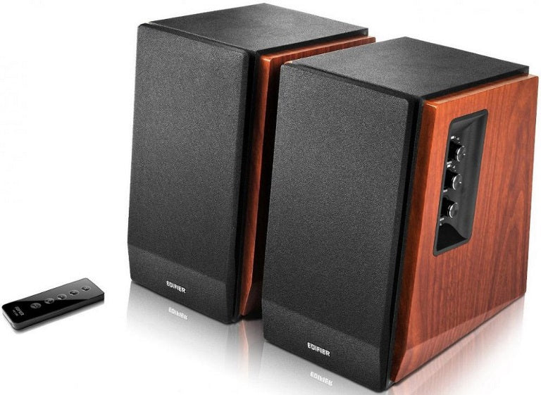 Edifier R1700BT Bluetooth Bookshelf Speakers - Brown Wood Finish EDIFIER