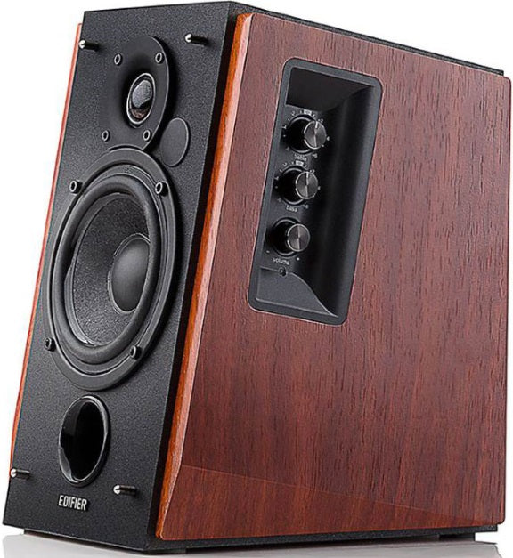 Edifier R1700BT Bluetooth Bookshelf Speakers - Brown Wood Finish EDIFIER