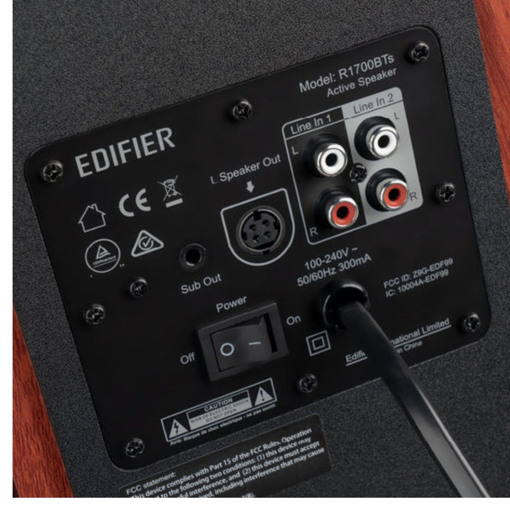 Edifier R1700BTS Bluetooth Bookshelf Speakers with Sub Output & AptX HD EDIFIER