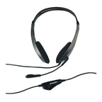 Verbatim Multimedia Headset with Mic - 3.5mm, Stereo, Comfortable Fit 
