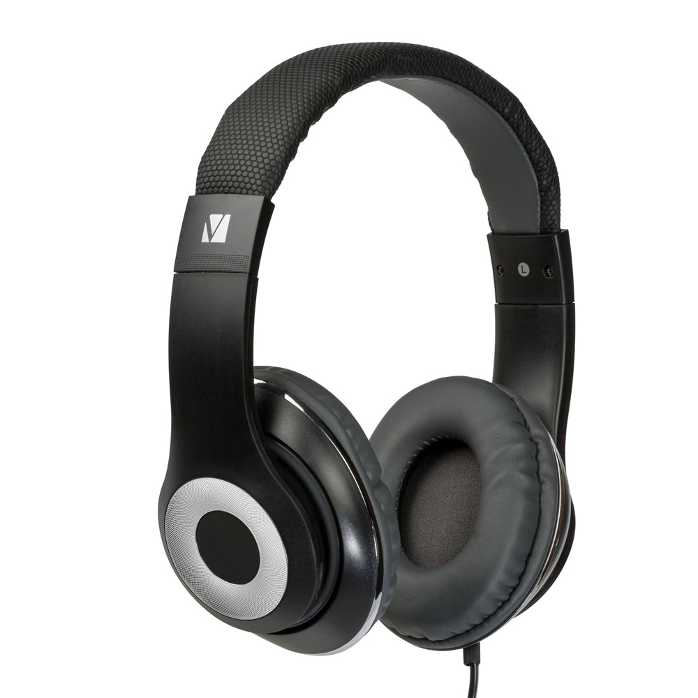 Verbatim Classic black over-ear headphones with mic