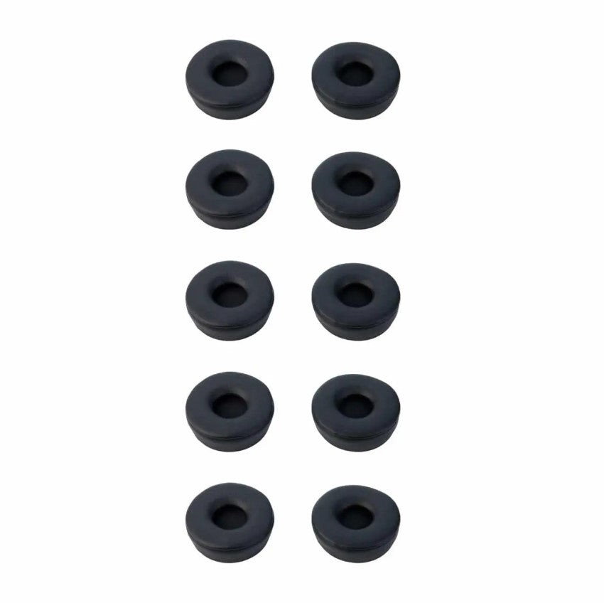Jabra Engage Ear Cushions, Black, 5 Pairs, for Stereo Headsets (14101-60), Black leatherette ear cus - 14101-60
