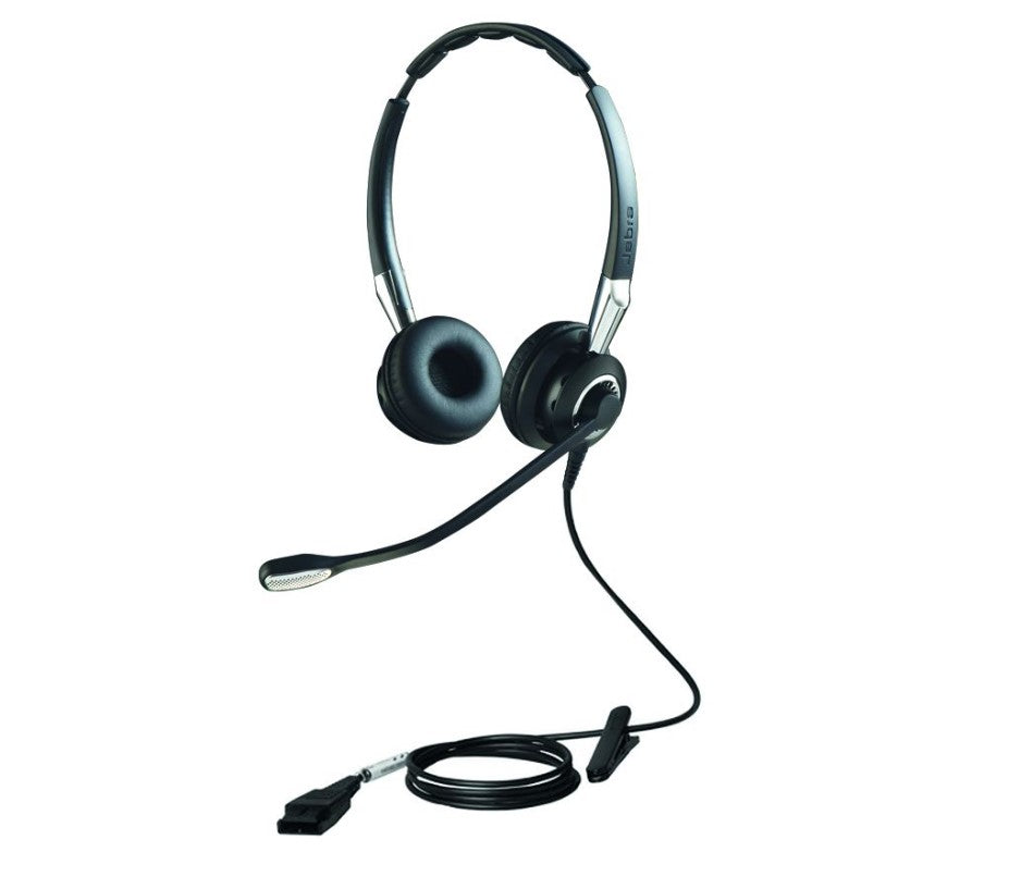 Jabra Biz 2400 II Duo QD Corded Headset | Noise-Cancelling 