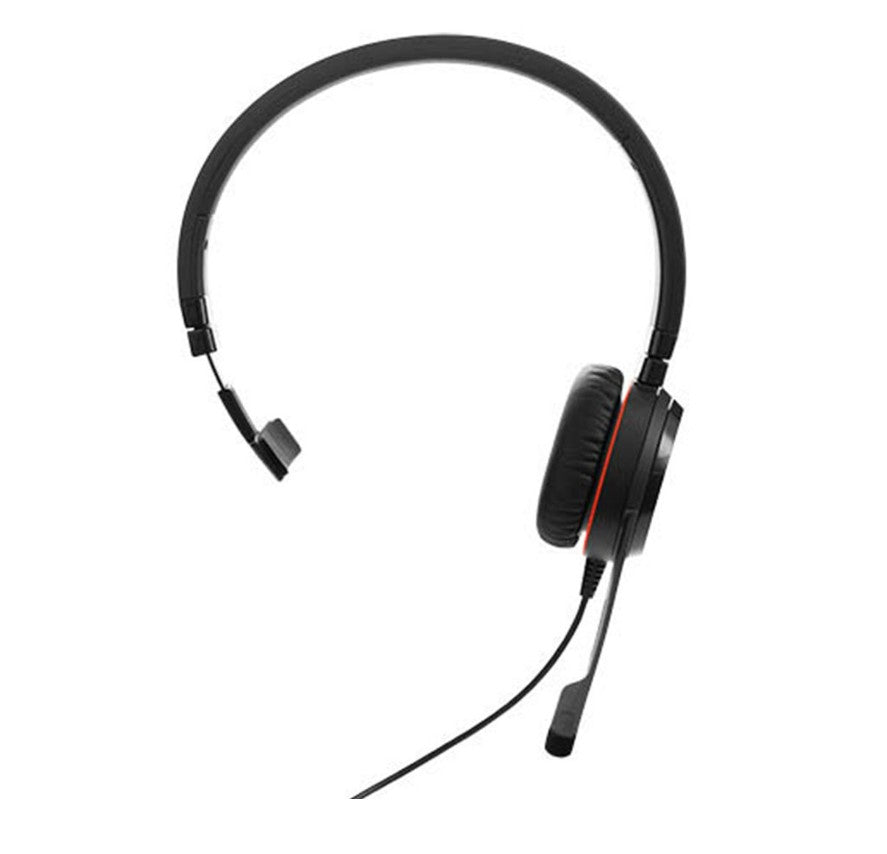 Jabra Evolve 30 II Mono USB Headset | USB-C/A & 3.5mm for MS Teams