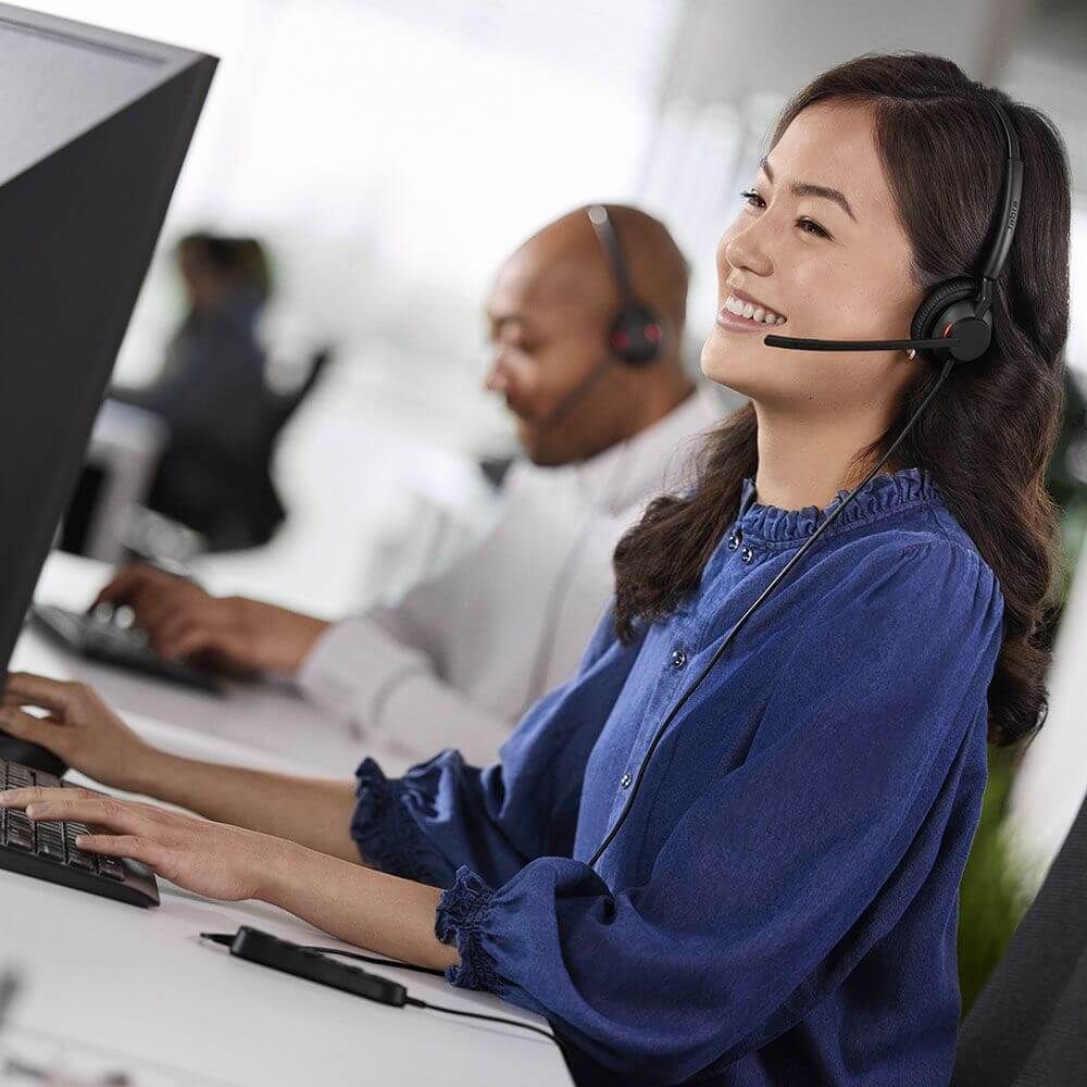 Jabra Engage 40 UC Corded Headset - Dual USB-A & USB-C for PC/Mac Jabra