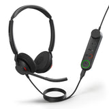 Jabra Engage 50 II UC Dual Corded USB Headset for Crystal Clear Calls Jabra