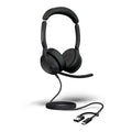 Jabra Evolve2 50 stereo headset with USB-C/A connectivity
