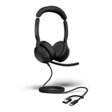 Jabra Evolve2 50, USB C/A MS Stereo Headset, Bluetooth®, 4 microphones, Active Noise Cancellation, B - 25089-999-799