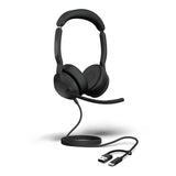 Jabra Evolve2 50, USB C/A UC Stereo Headset, Bluetooth®, 4 microphones, Active Noise Cancellation, B - 25089-989-799