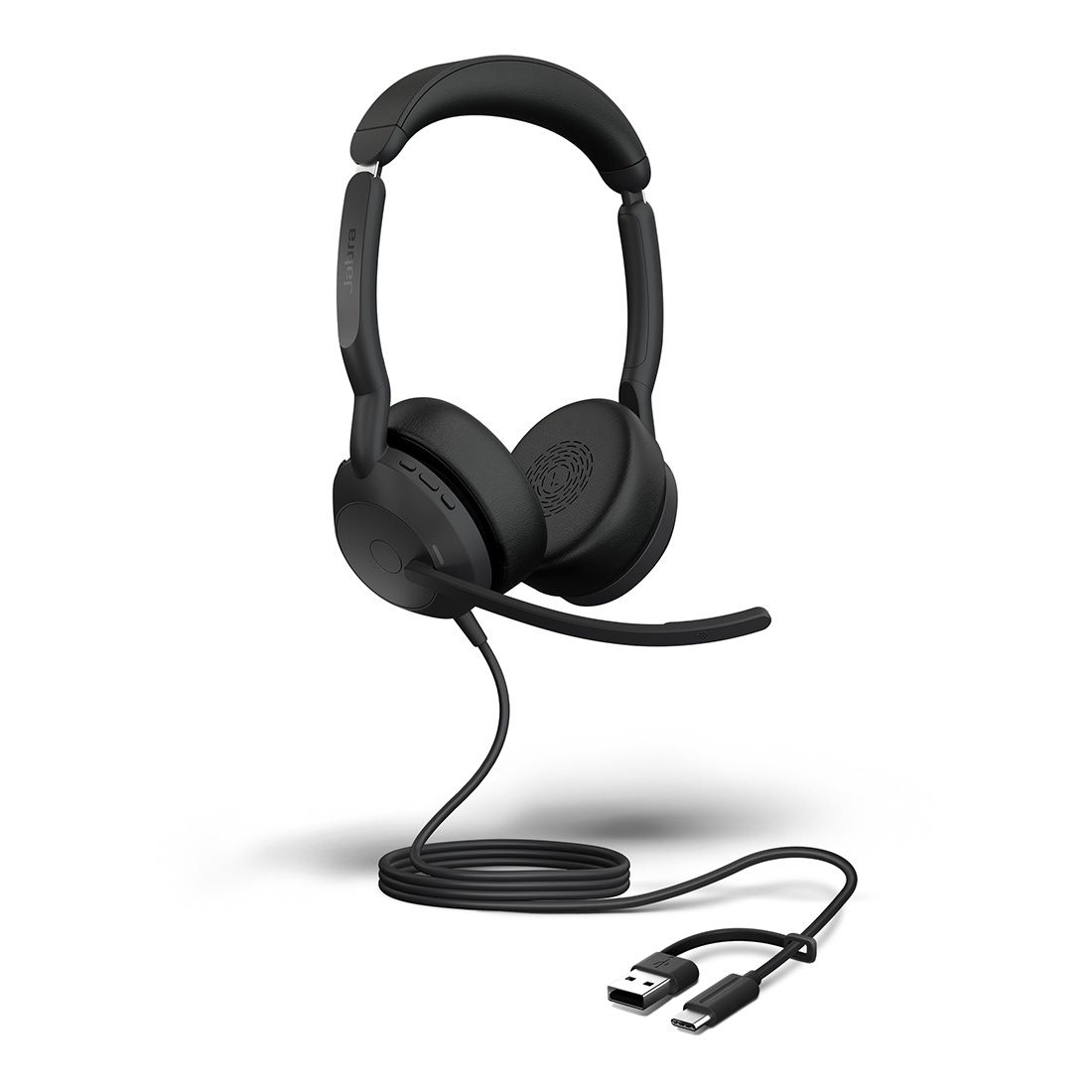 Jabra Evolve2 50, USB C/A UC Stereo Headset, Bluetooth®, 4 microphones, Active Noise Cancellation, B - 25089-989-799