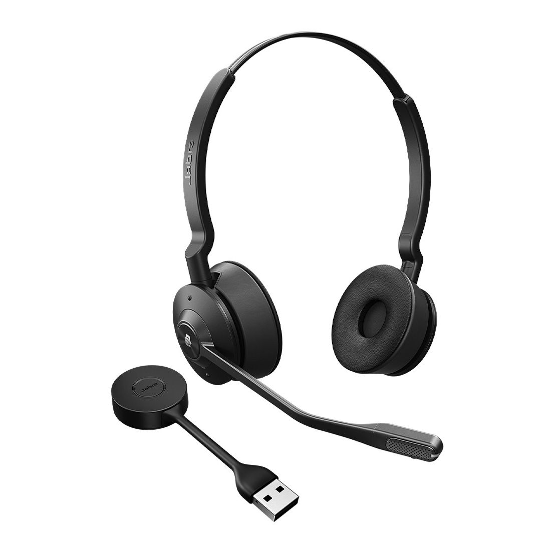 Jabra Engage 55 SE Stereo MS DECT Headset | 150m Wireless & Noise Cancelling