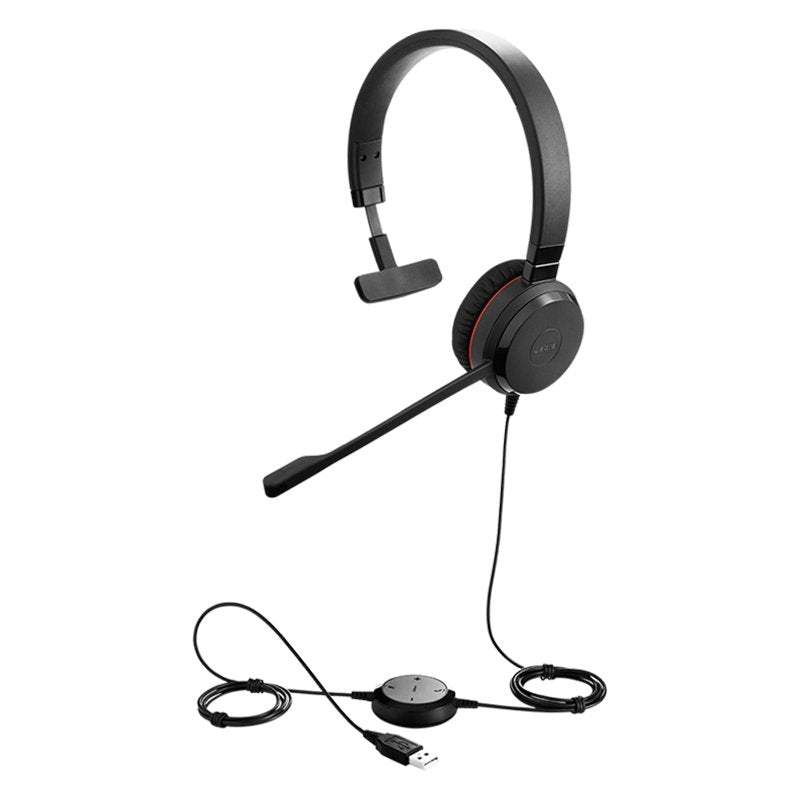 Jabra Evolve 30 II UC Mono USB Headset | Noise Cancelling & Comfort 
