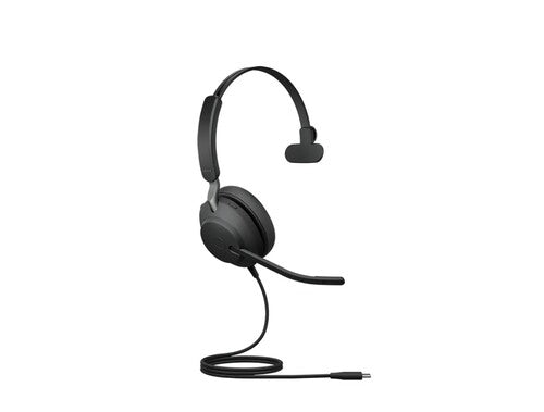 Jabra Evolve2 40 SE UC Mono Headset - USB-C/A, Noise Cancelling, Busy Light Jabra