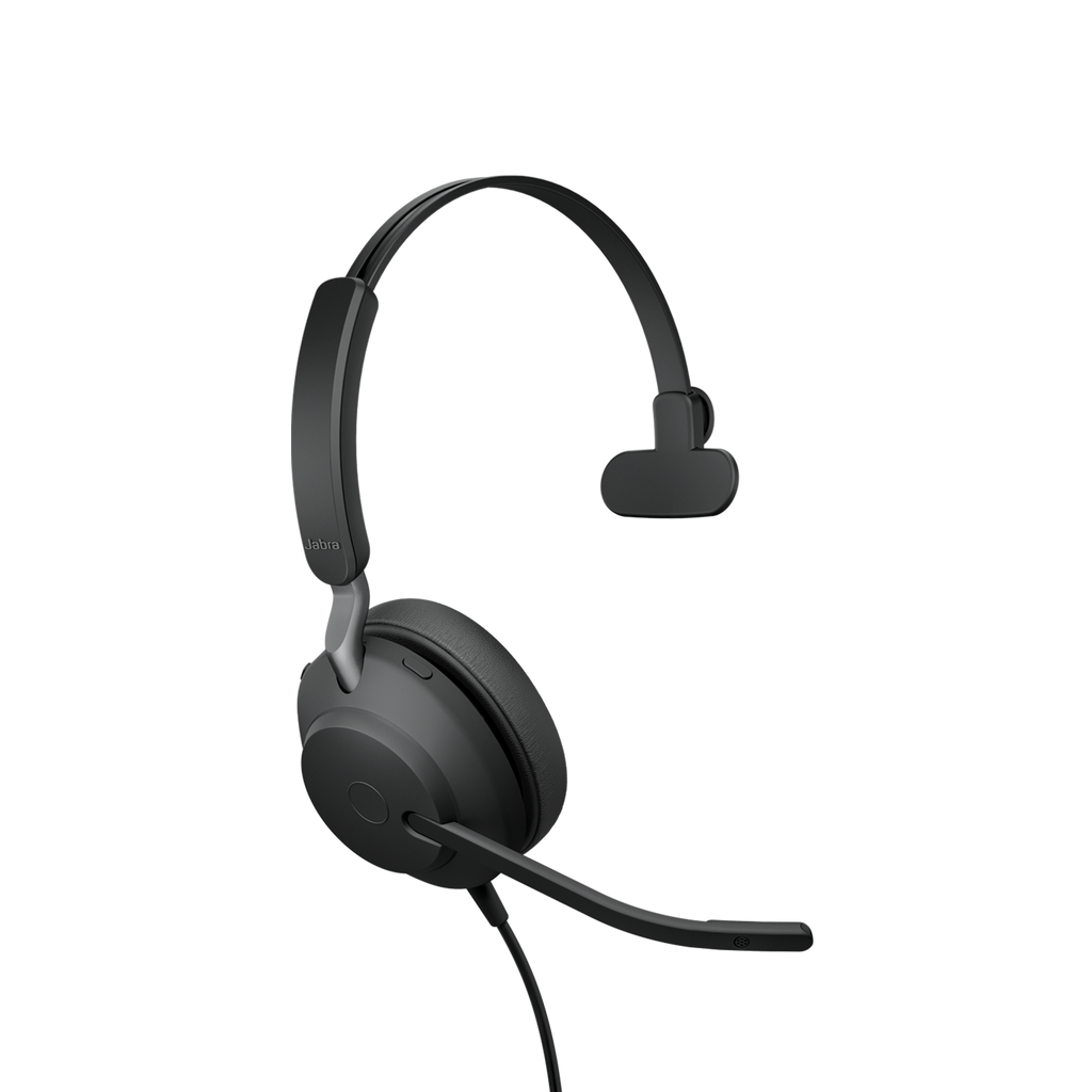 Jabra Evolve2 40 SE Wired USB-C UC Mono Headset for Office Calls Jabra