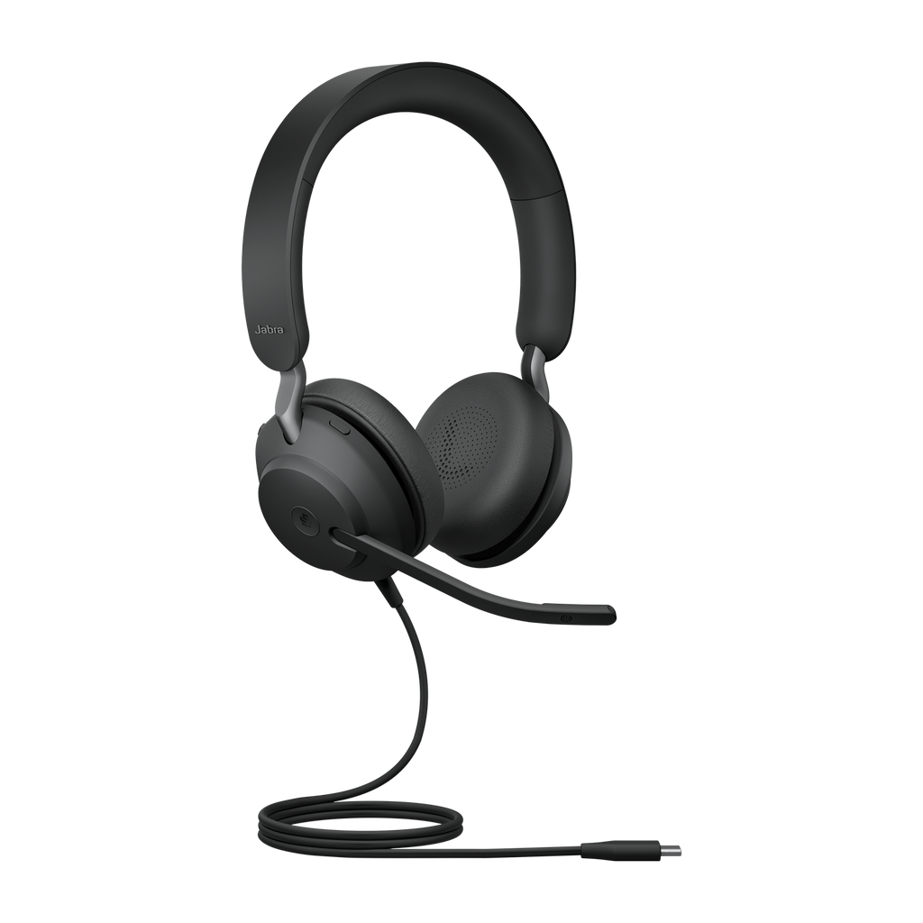 Jabra Evolve2 40 SE USB-C Stereo MS Teams Headset - Noise Cancelling Jabra