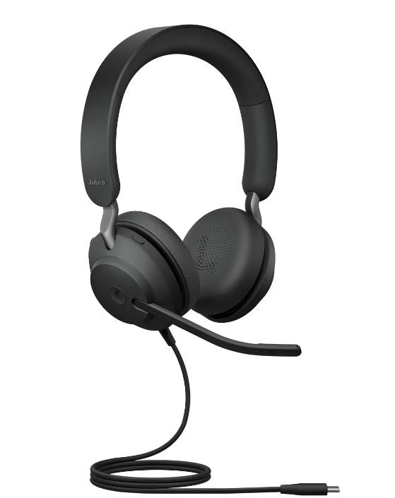 Jabra Evolve2 40 SE Wired MS Stereo Headset - Noise Cancelling & Busylight Jabra