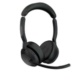 Jabra Evolve2 55 Stereo USB A ANC Headset for Teams | 30m Wireless 