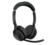 Jabra Evolve2 55 USB A Stereo Teams Active Noise Cancellation, Link 380 Bluetooth® Adapter ,30m Wire - 25599-999-999