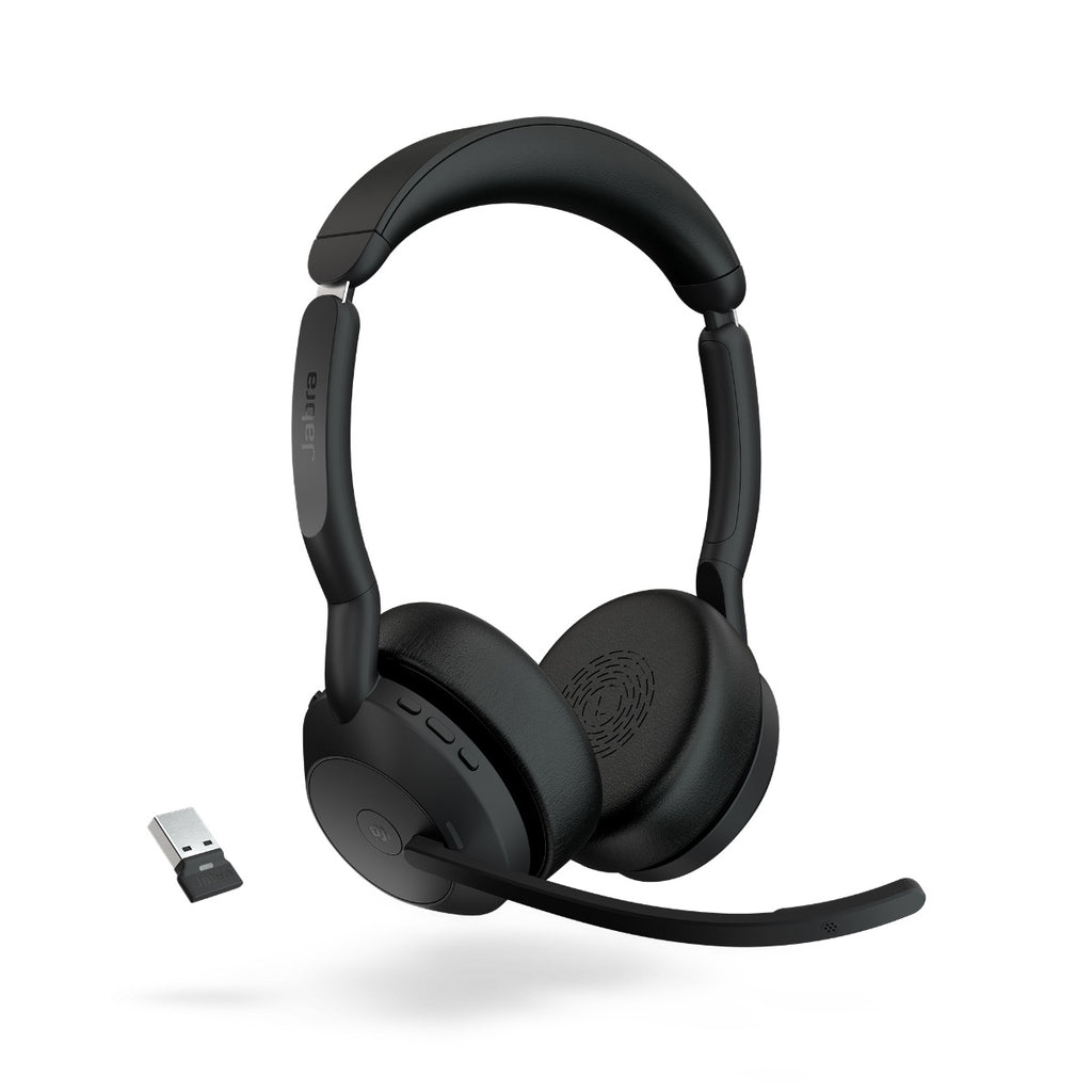 Jabra Evolve2 55 MS Teams Stereo Headset with Charging Stand Jabra