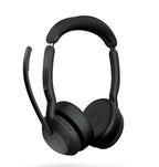 Jabra Evolve2 55 UC Stereo Wireless Headset with USB-A Link & Stand Jabra