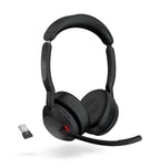 Jabra Evolve2 55 UC Stereo Wireless Headset with USB-A Link & Stand Jabra