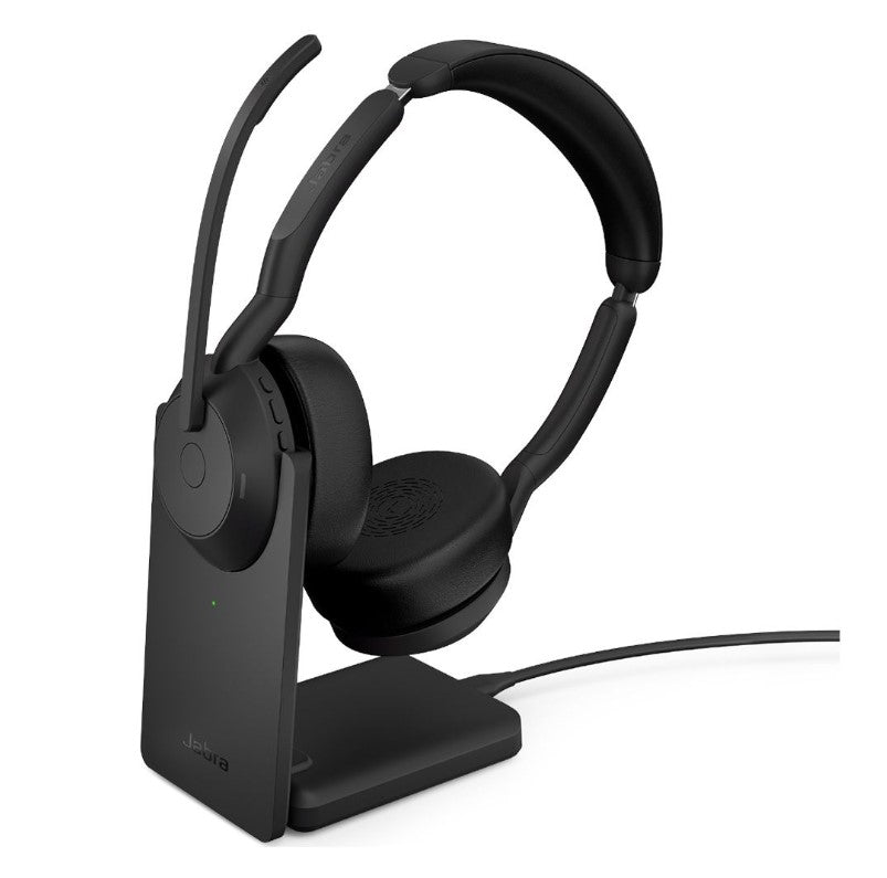 Jabra Evolve2 55 Link380a UC Stereo Stand USB-A, Link 380 Bluetooth® Adapter ,30m Wireless Range, 18 - 25599-989-989