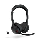 Jabra Evolve2 55 UC Stereo Headset on Charging Stand