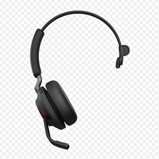 Jabra Evolve2 65 MS Mono Bluetooth Headset - USB-C Link 380, Black Jabra