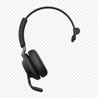 Jabra Evolve2 65 MS Mono Bluetooth Headset - USB-C Link 380, Black Jabra