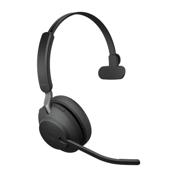 Jabra Evolve2 65 MS Teams Wireless Mono Headset with Charging Stand Jabra