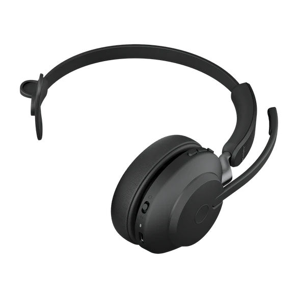 Jabra Evolve2 65 MS Teams Wireless Mono Headset with Charging Stand Jabra