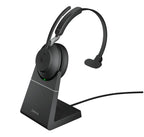 Jabra Evolve2 65 MS Teams Wireless Mono Headset with Charging Stand Jabra