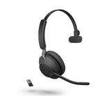 Jabra Evolve2 65 UC Mono Black Bluetooth Headset | USB-A | 2-Year Warranty Jabra