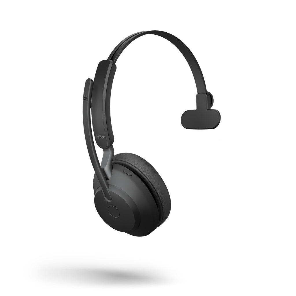 Jabra Evolve2 65 UC Mono Headset w/ Charging Stand (USB-A) 