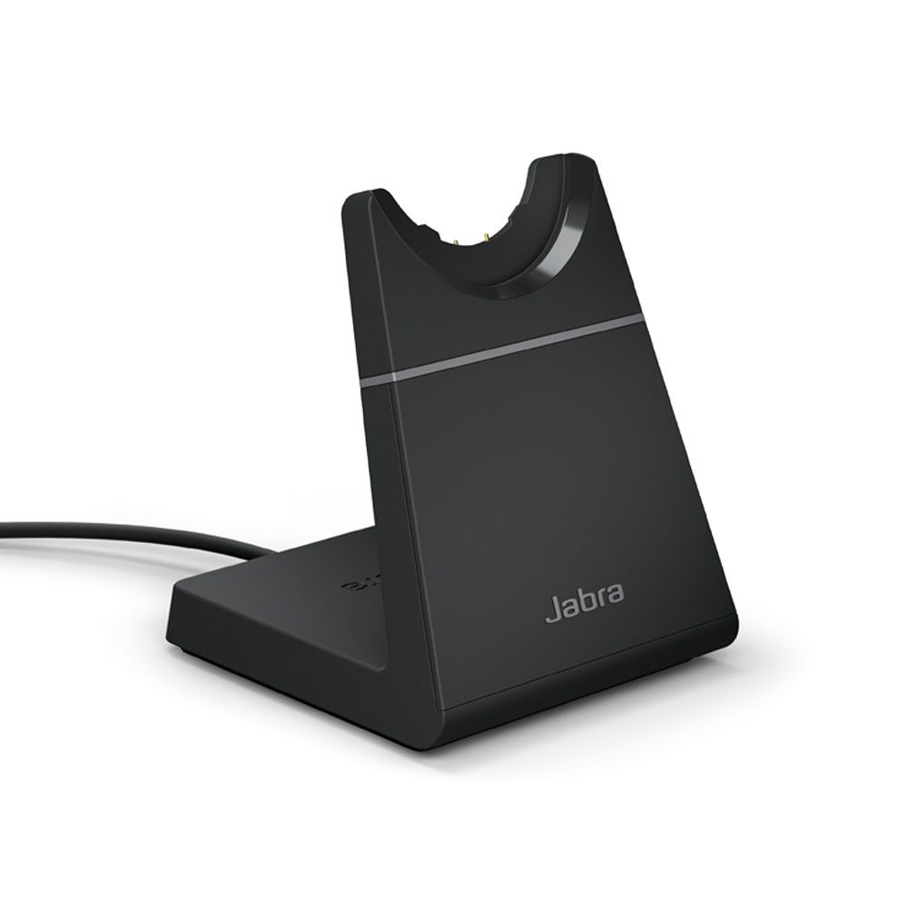 Jabra Evolve2 65 UC Mono Headset w/ Charging Stand (USB-A) 