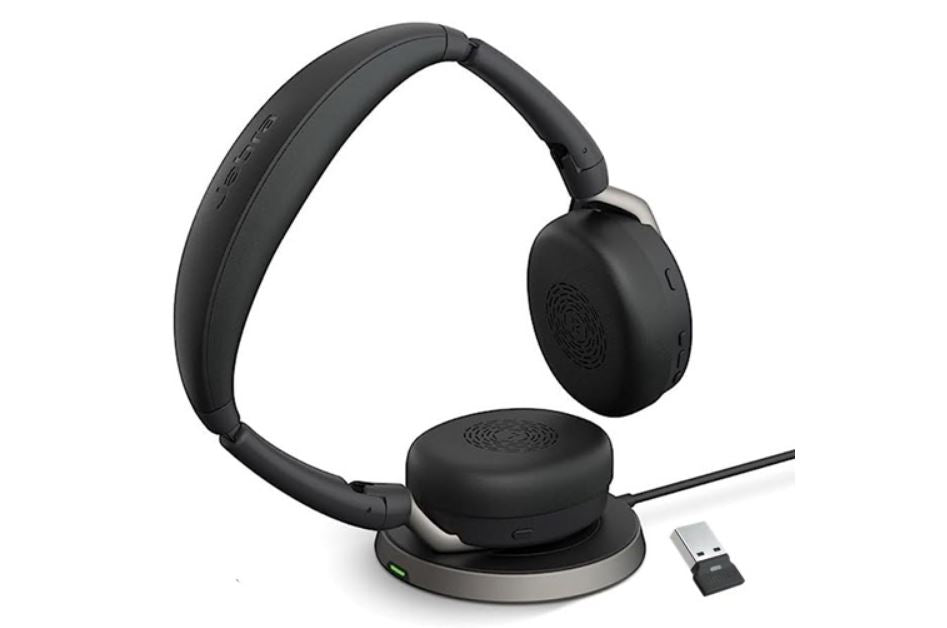 Jabra Evolve2 65 Flex MS Wireless Headset w/ Stand (USB-A) Jabra
