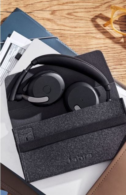 Jabra Evolve2 65 Flex UC Wireless Headset w/ ANC & Charging Stand Jabra