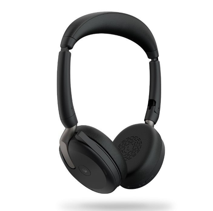 Jabra Evolve2 65 Flex UC Bluetooth Headset w/ ANC & Charging Stand