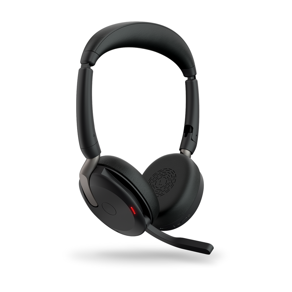 Jabra Evolve2 65 Flex UC headset, folded