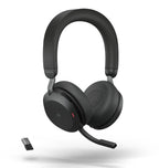 Jabra Evolve2 75 USB-A MS Stereo Headset | Advanced Noise Cancelling Jabra