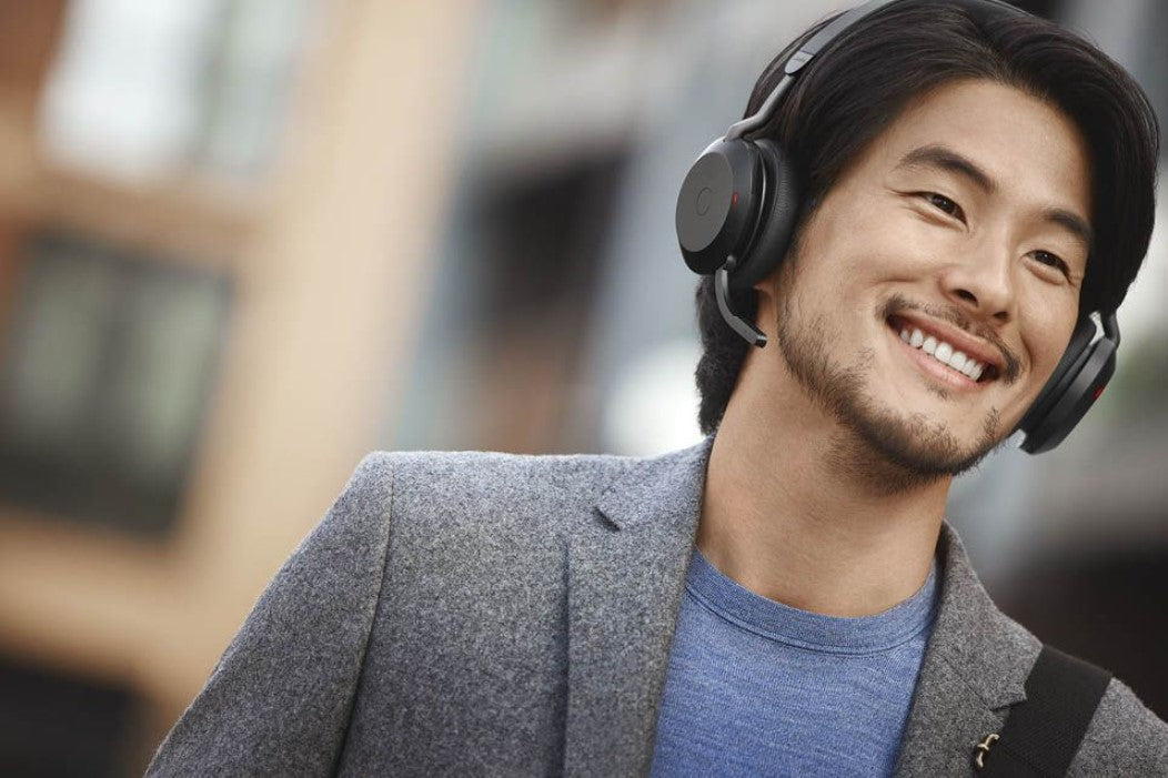 Jabra Evolve2 75 MS Stereo Headset - Advanced Noise Cancellation Jabra