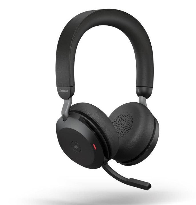 Jabra Evolve2 75 USB-A MS Stereo Headset - Black, Noise Cancelling Jabra